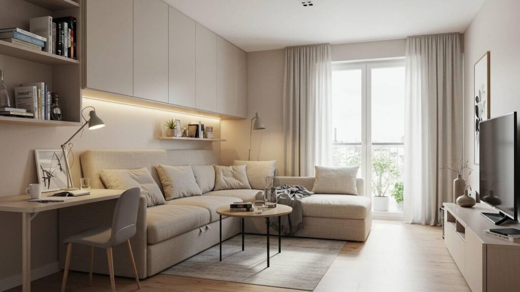 optimizatsija prostranstva v malen koj kvartire 2