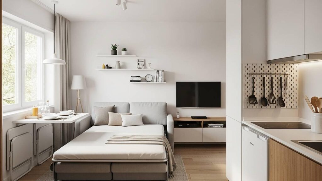 optimizatsija prostranstva v malen koj kvartire 3